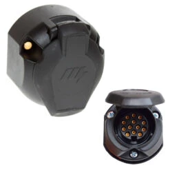 13pin Euro Plastic Socket With Gasket 12v