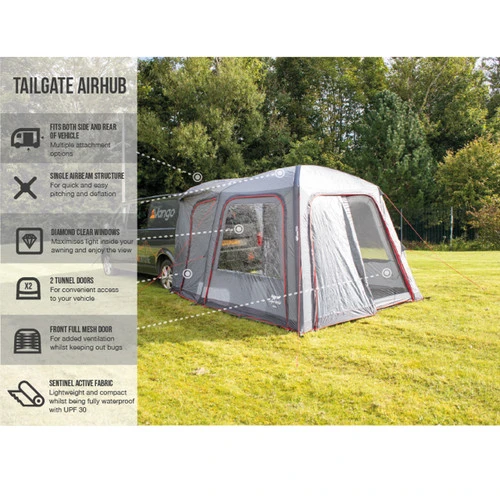 Vango Tailgate AirHub Low Drive-Away Awning - Image 6