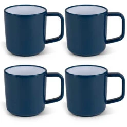 Kampa Midnight Blue Mug Set X4